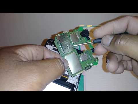 Tear down phone Alcatel Onyx / How to remove the back of the phone and replace broken parts