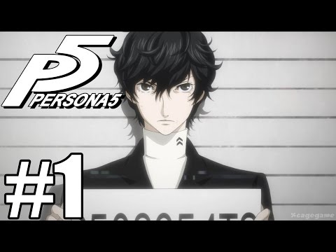 Persona 5 Gameplay Walkthrough Part 1 - PS4 Pro - First 50 Minutes