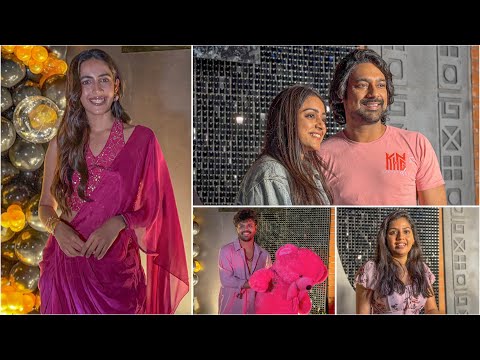 Celebrity’s at Niharika Konidela Pink Elephant Pictures Party | Varun Sandesh With Vithika Sheru 