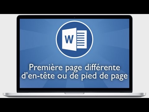 comment modifier pied de page word