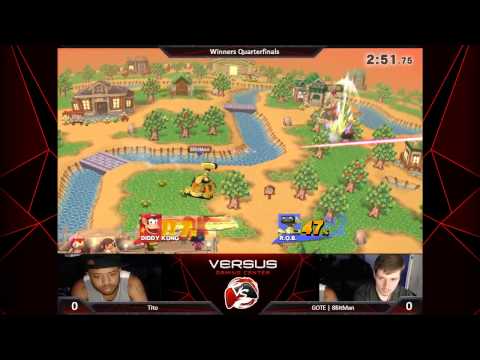 Versus Weekly 4/23/15 - Winners Qtrs - Tito (DiddyKong) vs. 8Bitman (ROB) - Smash 4