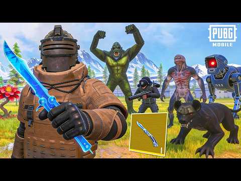 Killing Every Enemy with Fabled Butterfly Knife in Metro Royale | PUBG MOBILE