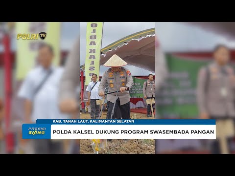 POLDA KALSEL IKUTI PENANAMAN JAGUNG SERENTAK KUARTAL III