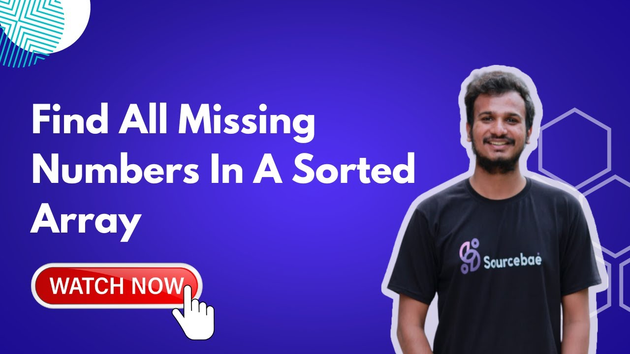 Find All Missing Numbers In A Sorted Array