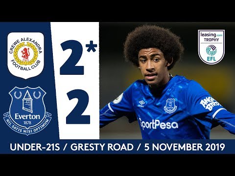 NIASSE NETS A BRACE AS YOUNG BLUES PROGRESS! | CREWE 2*-2 EVERTON U21: LEASING.COM TROPHY HIGHLIGHTS