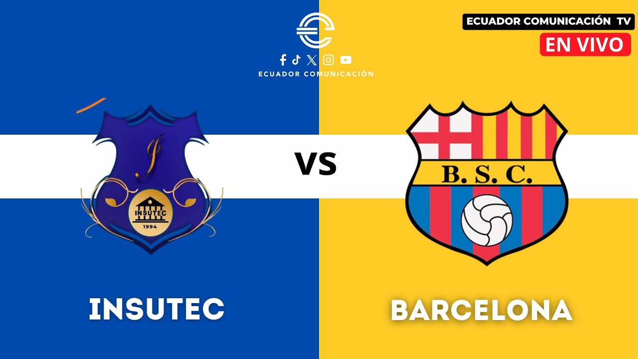 EN VIVO : Insutec vs Barcelona Copa Ecuador