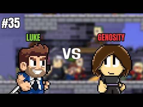 Lil Bro (Luke) vs Lil Sis (Genosity) | Dan The Man Multiplayer Gameplay #35
