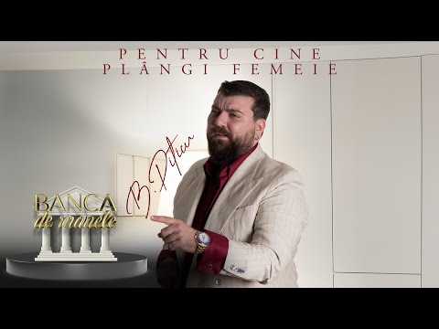 B.Piticu - Pentru cine plangi femeie ( Official Video ) Banca De Manele 😢