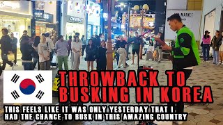 Download lagu BUSKING in My GOJEK JACKET on KOREAN STREETS - A Delightful Throwback! mp3