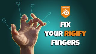 Blender Rigify - Fingers bend the wrong way (FIXED)