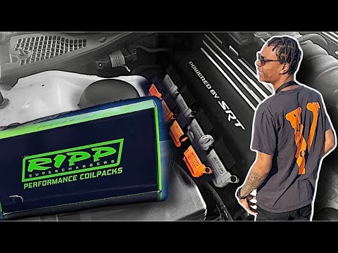 Ripp Superchargers Performance CoilPacks + Brisk Racing Spark Plugs Install (ScatPack Challenger)