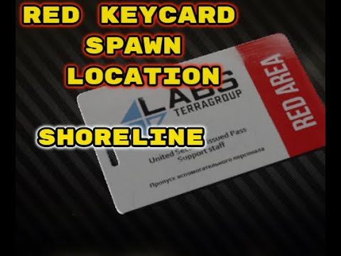 Escape from Tarkov - Red keycard Spawn Location, (Old Arsenal Security Key) PATCH 11.7