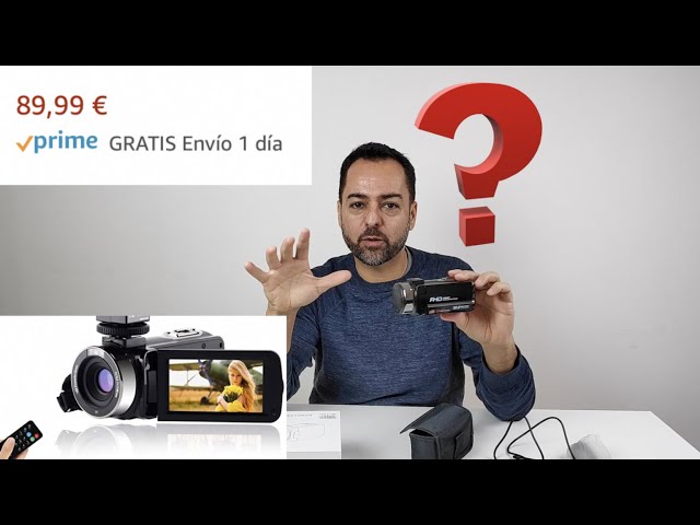 Vídeo relacionado con AceSupever Cámara digital HD 1080P, cámara de video con zoom digital de 16x, pantalla giratoria TFT de 2.7 pulgadas, 16 MP para grabación de viajes (negro)