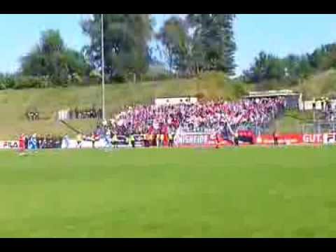 Rot-Weiss Essen II -- Wuppertaler SV 0:2-Sieg(esfeier) im WSV-Block