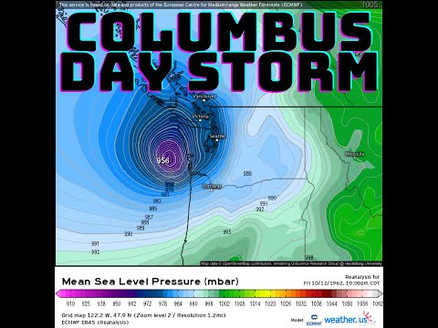 The Columbus Day Storm of October 12, 1962