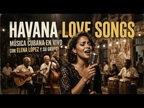 Bolero en La Habana Vieja 🌙 Café Antiguo, Tabaco y Romance | Cuban Night Atmosphere