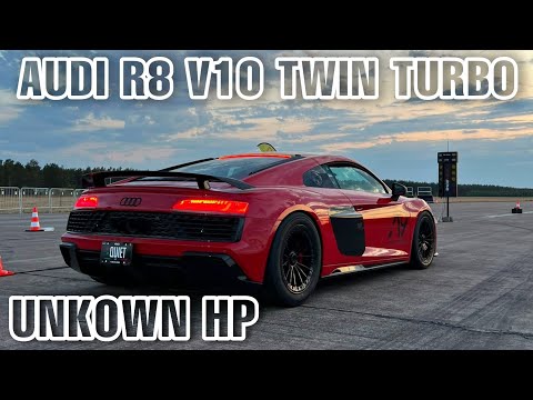 Audi R8 V10 Performance Twin Turbo | Insane Dragy Times from 100-320 Km/h!