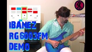 Video thumbnail for Ibanez RG6003FM Guitar Demo by stevekonbass