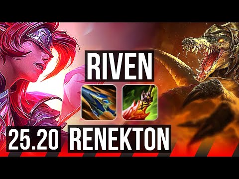 RIVEN vs RENEKTON (TOP) | KR Master | 25.20