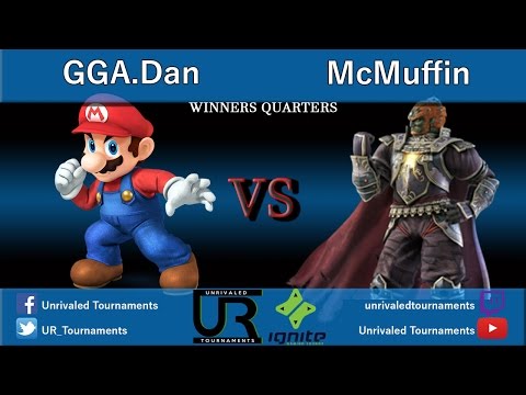 Ignition #25  WINNERS QUARTERS - GGA.Dan (Mario) vs McMuffin (Ganondorf, Peach)