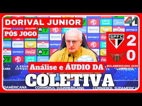 COLETIVA DORIVAL JR | PÓS JOGO| SÃO PAULO X RIVER BOSTON-URU | SULA 2026