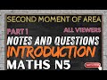 Mathematics N5 Second Moment Of Area Introduction Rectangular Lamina Mathszoneafricanmotives