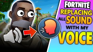Replacing Every Sound In Fortnite With Bruh Viper Monster à¸à¸£ - replacing every sound in fortnite with my voice