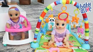 NINA E HANNA TROCANDO DE ROUPA E TOMANDO MAMADEIRA ANTES DE DORMIR