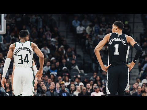 Highlights: Giannis Antetokounmpo Outduels Wemby | Giannis Drops 44 | Bucks 125 - Spurs 121 | 1.4.24