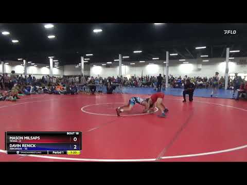 106 Lbs 2nd Wrestleback (16 Team) - Mason Milsaps, Texas Vs Davin Renick, Arkansas D00f