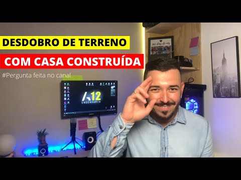 Desdobro de terreno com casa construída? É possível? | Guilherme Gouvêa | A12 Engenharia