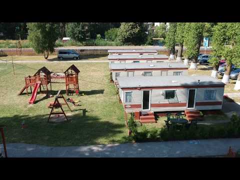 Kemping Bartek w Łukęcinie z lotu ptaka