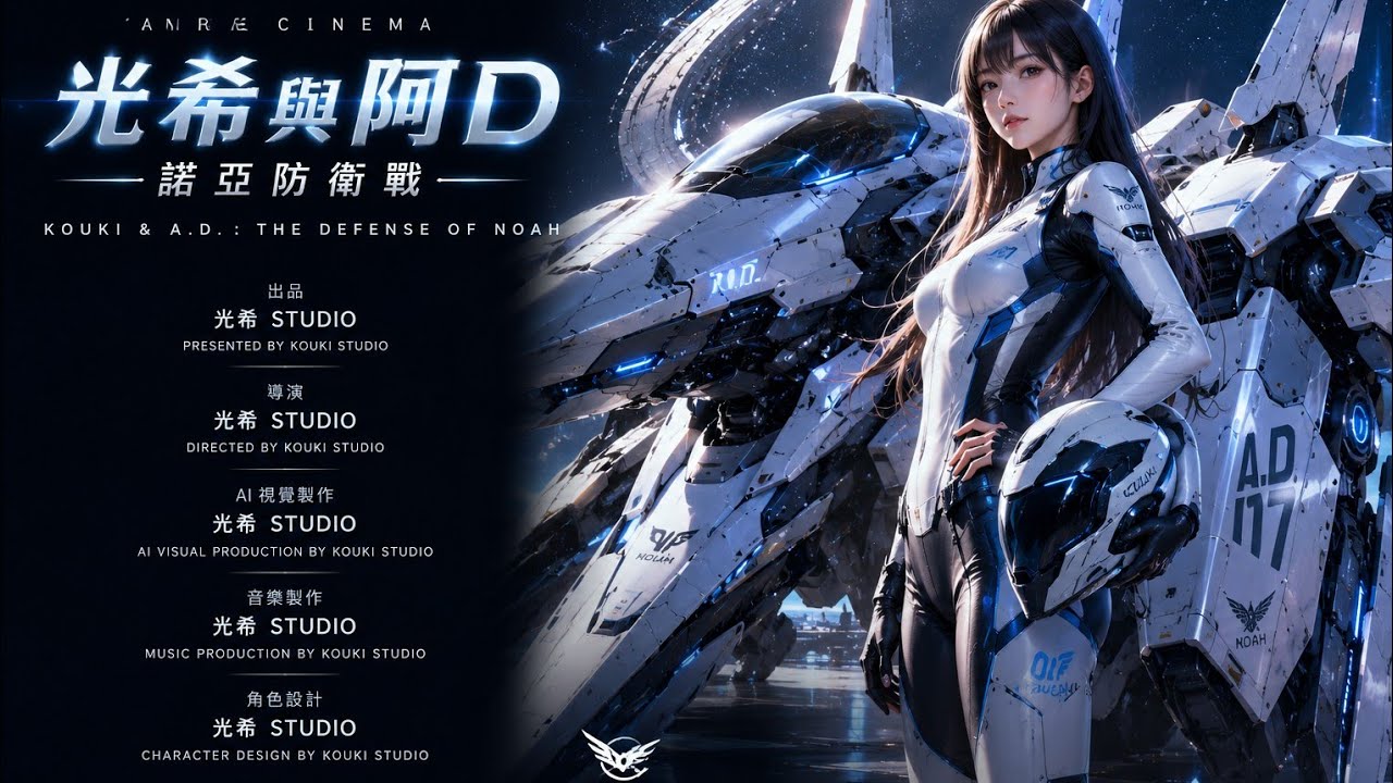 外星艦隊入侵！阿D戰機首次變形｜光希與阿D：諾亞防衛戰 | KOUKI & A.D.The Defense of NoahOfficial Trailer #movie 