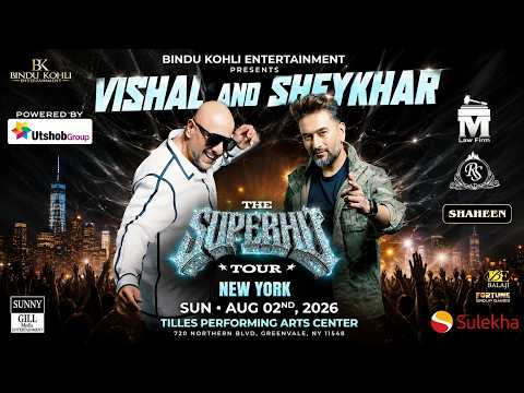 Vishal & Sheykhar LIVE in New York 2026 | The Superhit Tour | USA Tour 2026