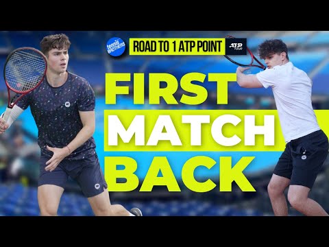 My First Match Back Post Surgery | Road To 1 ATP Point