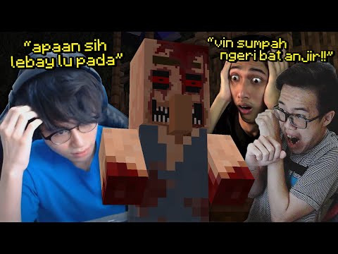 NevinGaming - Ketika 3 YouTuber Paling Berisik Main Map Horror Minecraft ..