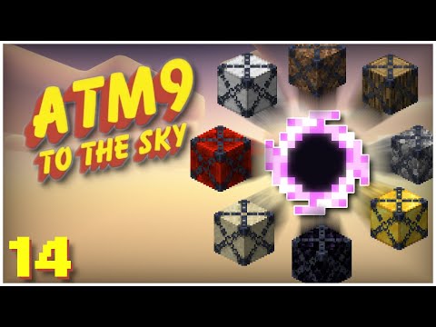 Minecraft ATM9: To The Sky - Ep 14 - Pulsating Black Hole Automation!!