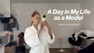 A Day in My Life as a Model | Skincare, Prep & Come to Set with Me