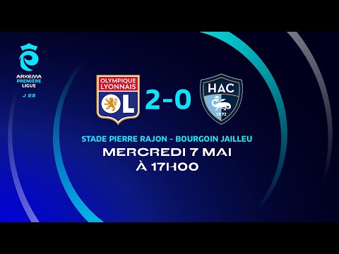 J22 : Olympique Lyonnais – Havre AC (2-0), le résumé