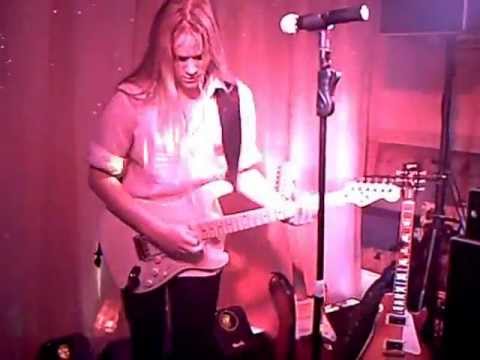 Mitchel Emms performs at a Live Public GIG