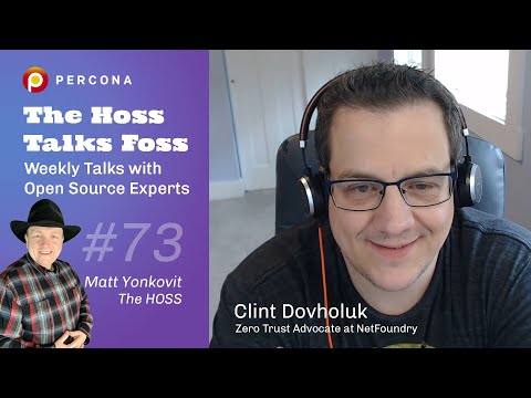 Zero Trust in Applications and OpenZiti - Percona Database Podcast 73 with Clint Dovholuk