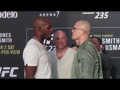 UFC 235 Media Day: Jon Jones vs. Anthony Smith Face Off