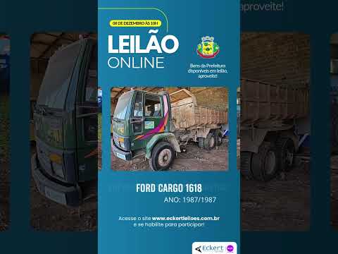 Veículos, máquinas pesadas, equipamentos e sucatas no leilão da Prefeitura de Riqueza/SC - 08/12 10h
