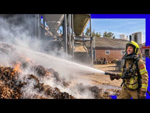 🔥 Vlammen naast de schuur... maar DIT vinden we midden in de mesthoop 😱🚒