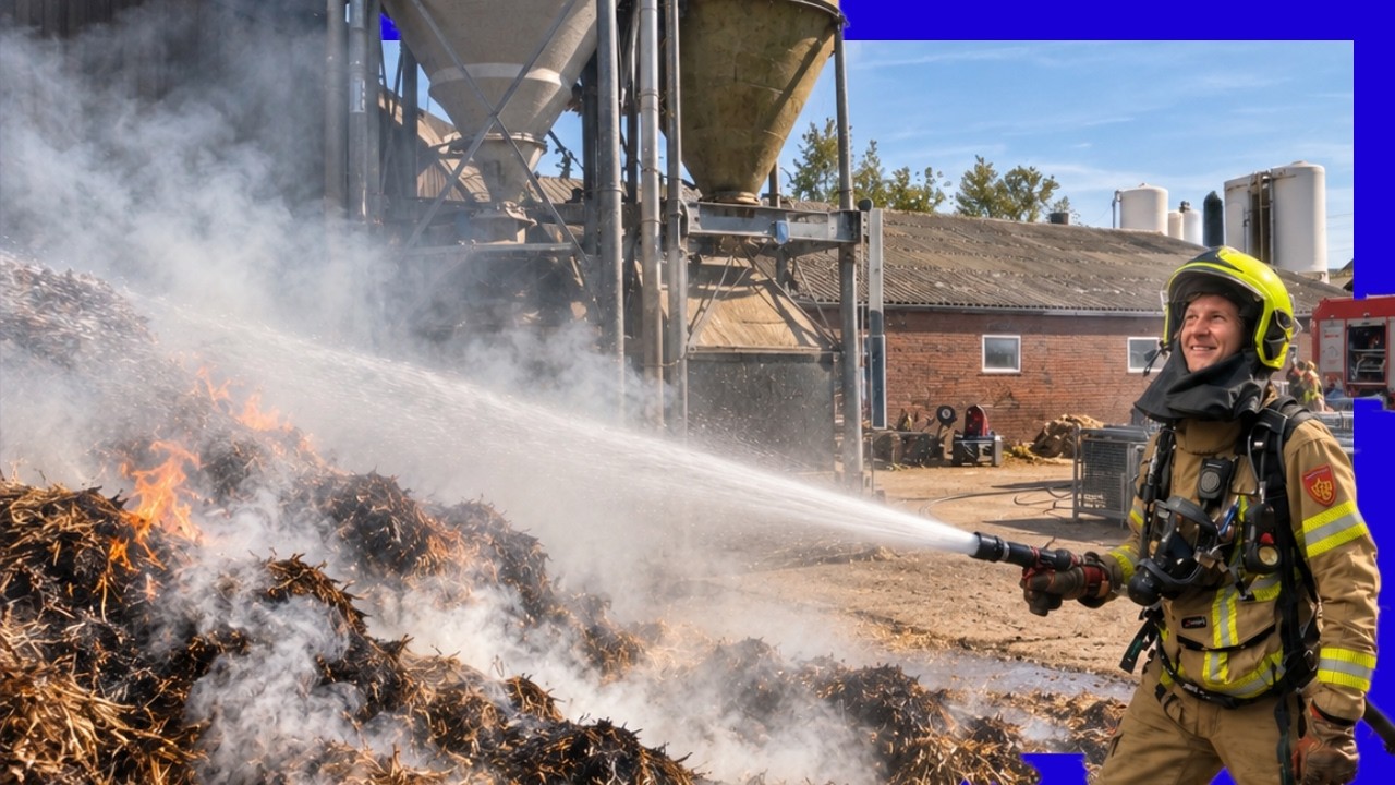 🔥 Vlammen naast de schuur... maar DIT vinden we midden in de mesthoop 😱🚒