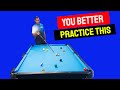 YOU MUST PRACTICE THIS TECHNIQUE  - (Pool Lessons) #8ballpool #9ballpool