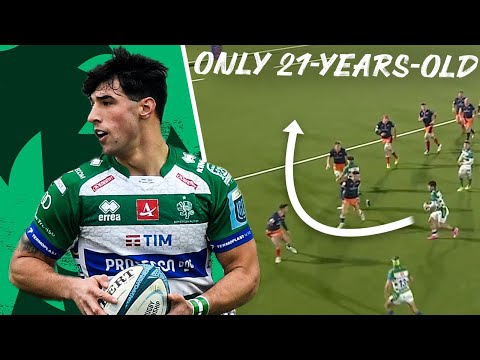Italy's Powerhouse Centre Tommaso Menoncello | Best URC Moments
