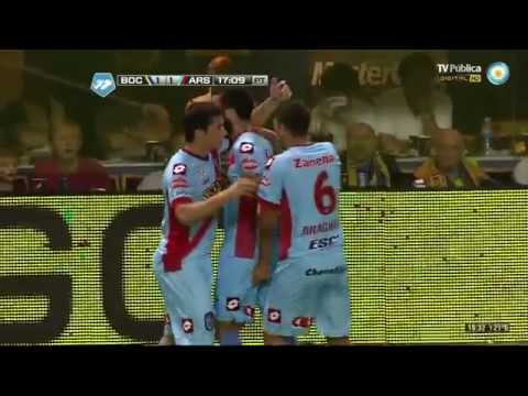 Gol de Echeverría. Boca 1 - Arsenal 1 | Torneo Final 2014 - Fecha 16