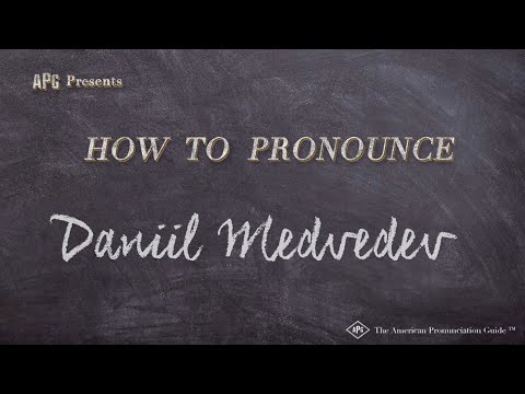 How to Pronounce Daniil Medvedev (Real Life Examples!)