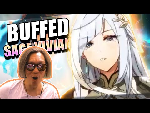 BUFFED SYLVAN SAGE VIVIAN DEBUT - EPIC SEVEN